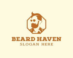 Beard - Beard Sunglasses Man logo design