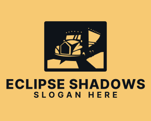 Shadow Truck Delivery  logo design