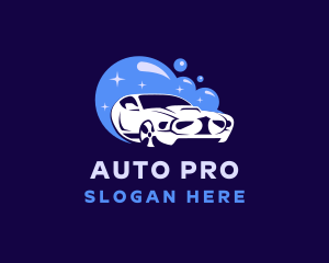 Auto - Auto Detailing Bubbles logo design