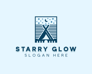 Starry Night Camping logo design