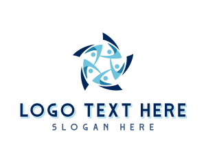 Volunteer - Teamwork Organization Support logo design