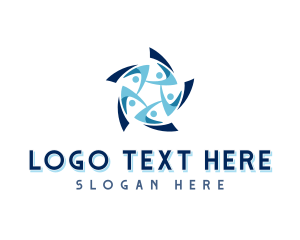 Group - Teamwork Organization Support logo design