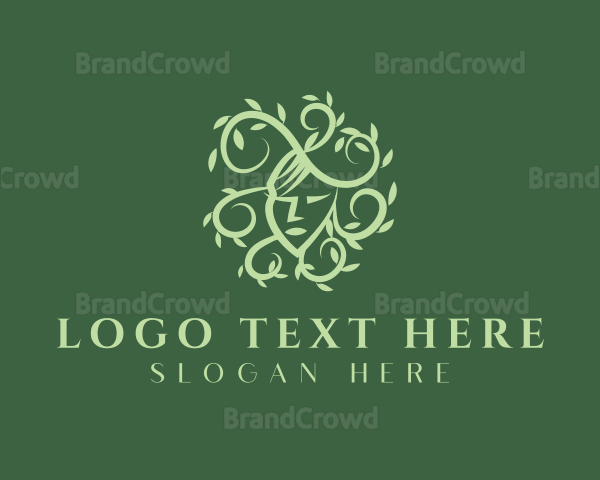 Green Natural Beauty Logo