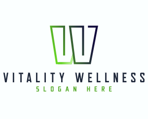 Health - Wellness Health App logo design