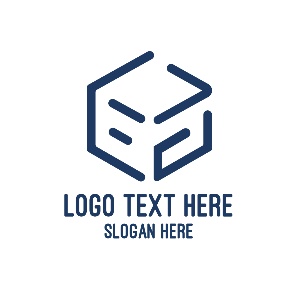 Minimalist Blue Box Logo | BrandCrowd Logo Maker