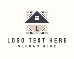 Real Estate - House Roof Renovation logo design