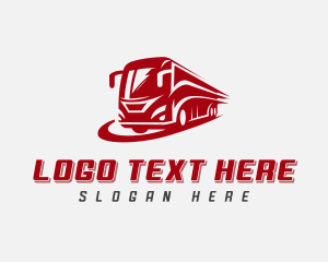 Toy Train - Bus Tour Transportation logo design