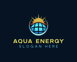 Renewable Solar Energy logo design