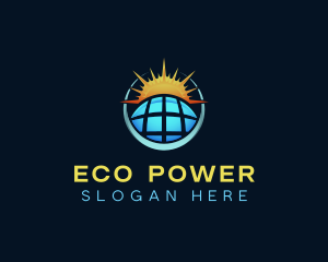 Renewable Energy - Renewable Solar Energy logo design