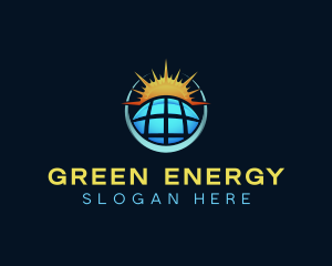 Renewable Solar Energy logo design