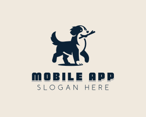 Golden Retriever - Pet Dog Training logo design