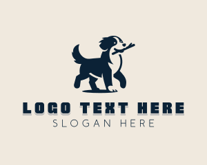 Retriever - Pet Dog Training logo design