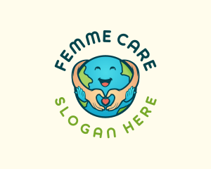 World Care Hands logo design