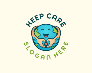 World Care Hands logo design