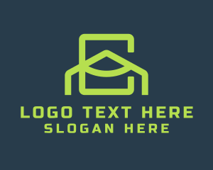 Lot - Green Monogram CA logo design