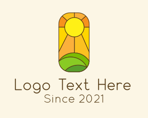 Hill - Sunny Valley Mosaic logo design