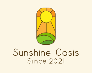 Sunny Valley Mosaic logo design