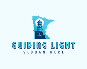 Minnesota Lighthouse Tower logo design