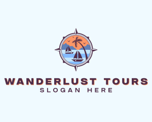 Island Tour Vacation logo design