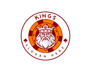 Casino Ace King logo design