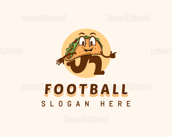 Taco Food Snack Logo