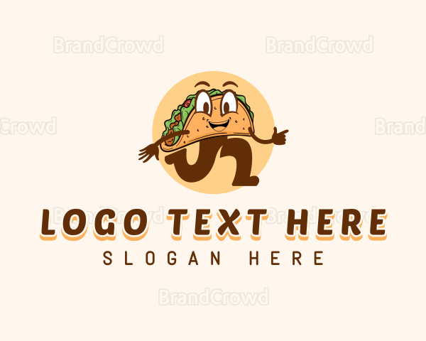 Taco Food Snack Logo