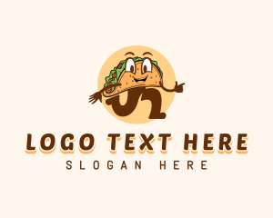 Cart - Taco Food Snack logo design