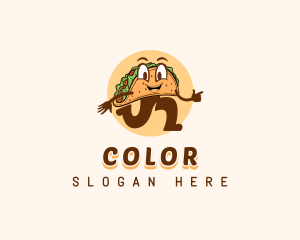 Taco Food Snack Logo