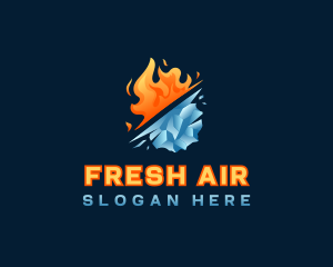 Fire Ice Maintenance logo design