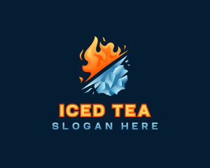 Fire Ice Maintenance logo design