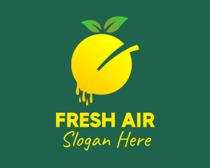 Organic Lemon Juice  logo design