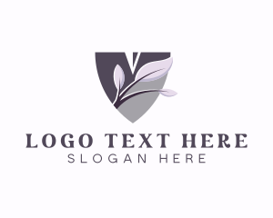 Landscaping Plant Shovel Logo