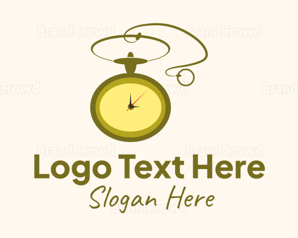 Golden Pocket Watch Logo