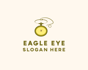 Golden Pocket Watch logo design