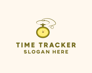 Golden Pocket Watch logo design