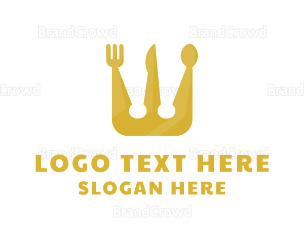 Royal Crown Spoon & Fork Logo
