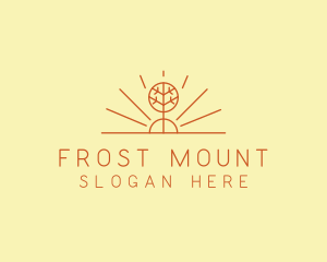 Rustic Forest Tree logo design