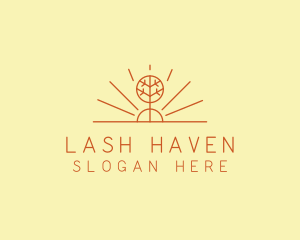 Rustic Forest Tree logo design