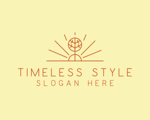 Rustic Forest Tree logo design