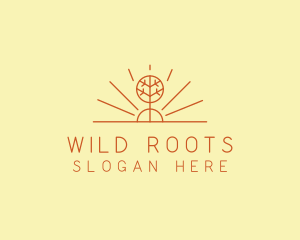 Rustic Forest Tree logo design