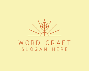 Rustic Forest Tree logo design