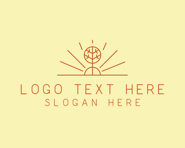 Rustic - Rustic Forest Tree logo design