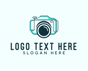 Dslr - Photography Camera Vlog logo design