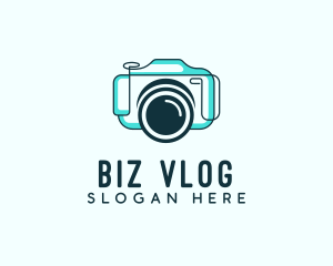 Photography Camera Vlog logo design