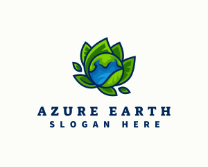 Earth Leaf Nature logo design