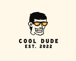 Dude - Angry Sunglasses Guy logo design