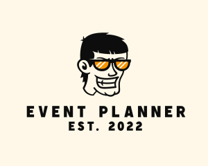 Cartoon - Angry Sunglasses Guy logo design