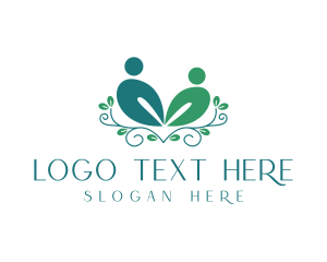 Sauna - Fertility Therapy Couple logo design