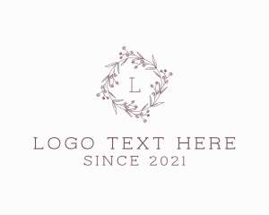 Decorative - Daisy Wreath Decoration logo design