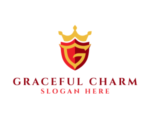 Royal Security Shield Letter G logo design